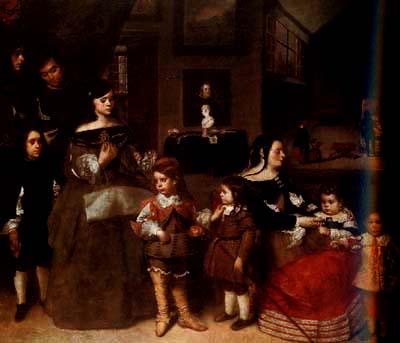 Diego Velazquez The Family of the Artist (df01) oil painting image